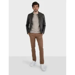 OAKWOOD Blousons^Agent Bronze - Blouson Cuir Veritable
