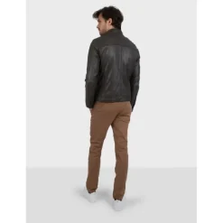 OAKWOOD Blousons^Agent Bronze - Blouson Cuir Veritable