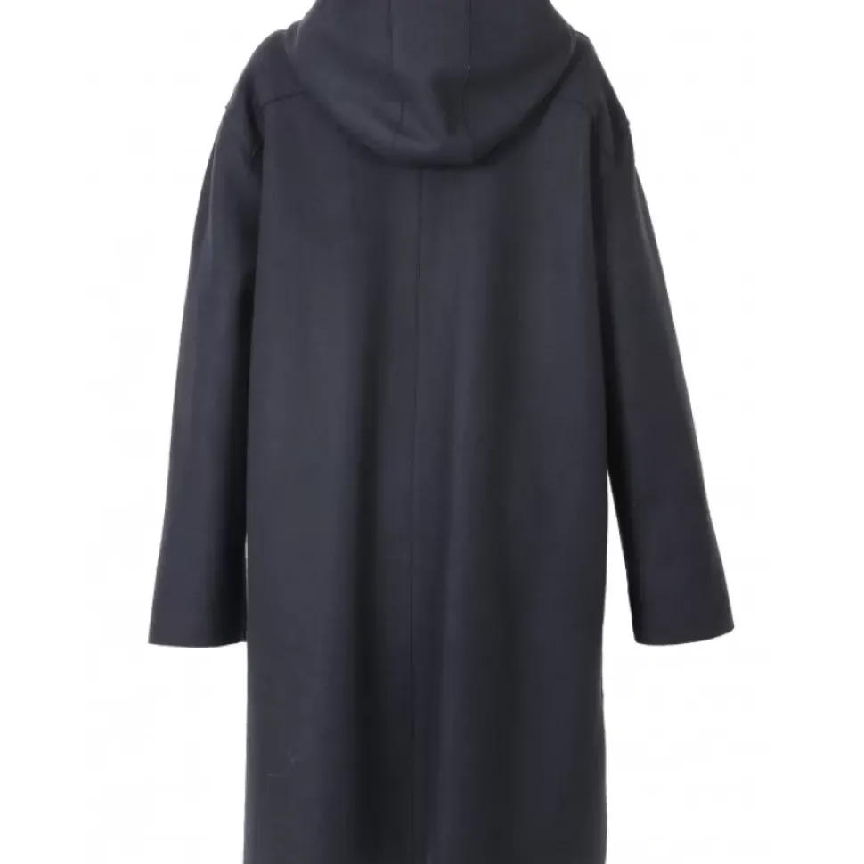 OAKWOOD Manteaux^Anais Bleu Marine - Manteau En Laine Melangee