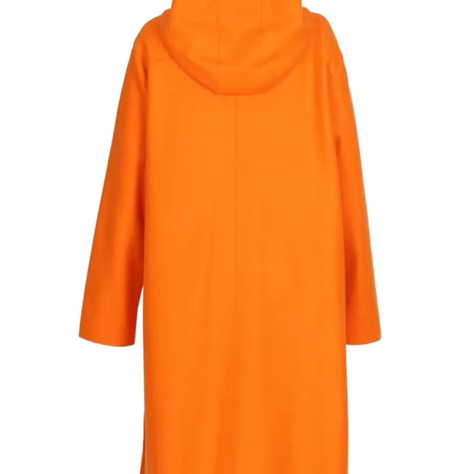OAKWOOD Manteaux^Anais Orange - Manteau En Laine Melangee