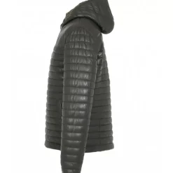OAKWOOD Doudounes^Aurelien Kaki Fonce - Doudoune En Cuir Veritable