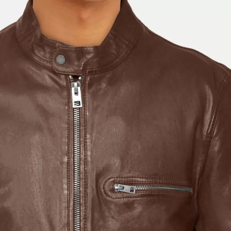 OAKWOOD Blousons^Bobby Tan - Blouson En Cuir Veritable