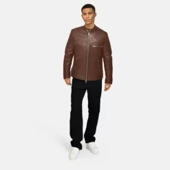 OAKWOOD Blousons^Bobby Tan - Blouson En Cuir Veritable