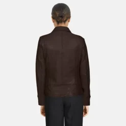 OAKWOOD Blousons^Camera Choco- Blouson En Cuir Veritable