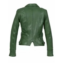 OAKWOOD Blousons^Camera Vert - Blouson En Cuir Veritable