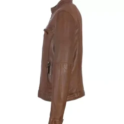 OAKWOOD Blousons^Casey Tobacco - Blouson En Cuir Veritable