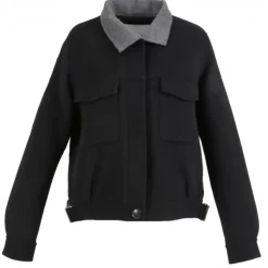 OAKWOOD Vestes^Cayenne Bi Noir - Veste Courte En Laine