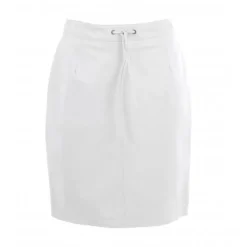 OAKWOOD Jupes Et Shorts^Celia Blanc - Jupe Droite Taille Haute En Cuir Veritable