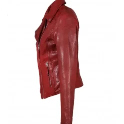 OAKWOOD Blousons^Clips Feu - Blouson Asymetrique Epure En Cuir Veritable