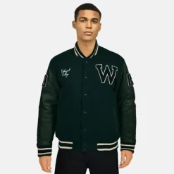 OAKWOOD Blousons^College Noir - Blouson En Cuir Veritable