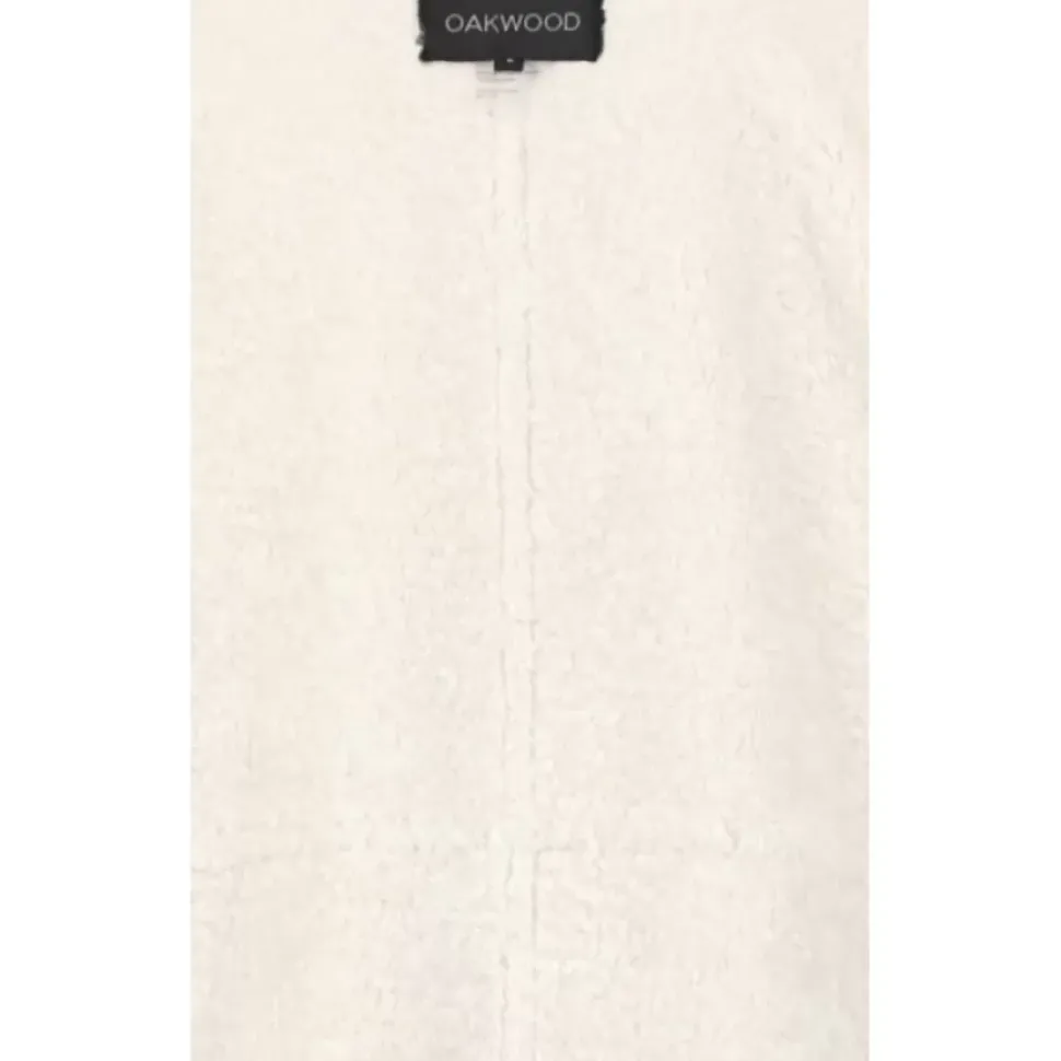 OAKWOOD Manteaux^Coulisse Marron Vieilli - Manteau Sans Manche Effet Mouton Retourne