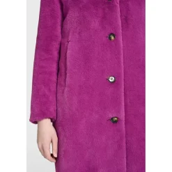 OAKWOOD Manteaux^Cyber Mauve - Manteau Long En Fausse Fourrure