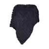 OAKWOOD Accessoires^Davos Bleu Fonce - Poncho En Fourrure Veritable