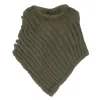 OAKWOOD Accessoires^Davos Kaki - Poncho En Fourrure Veritable