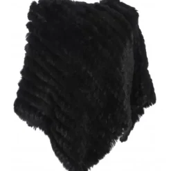 OAKWOOD Accessoires^Davos Noir - Poncho En Fourrure Veritable