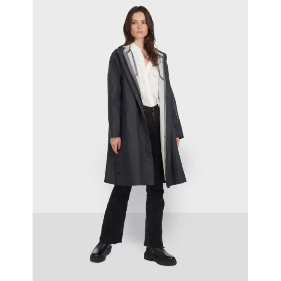 OAKWOOD Manteaux^Deluge Bleu Marine - Manteau Imperméable En Polyester