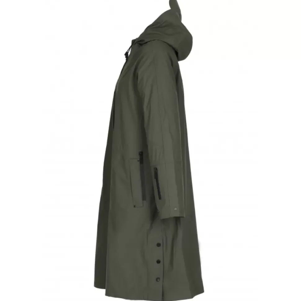 OAKWOOD Manteaux^Deluge Kaki - Manteau Imperméable En Polyester