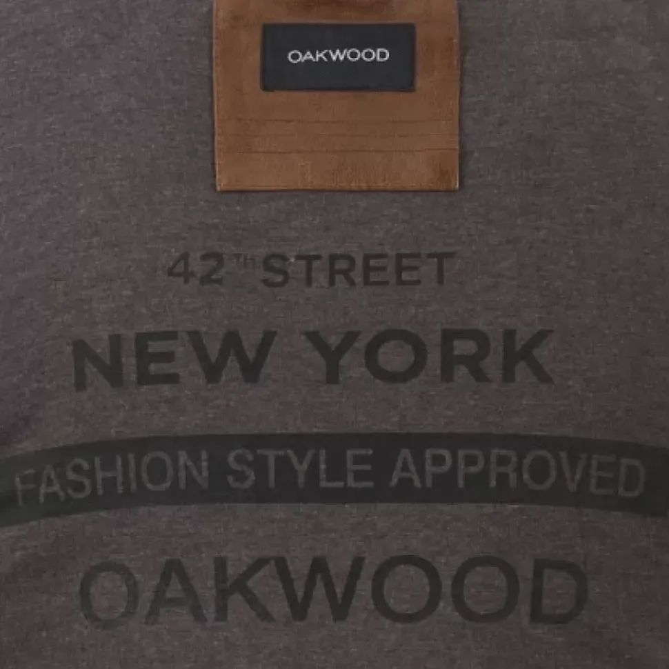 OAKWOOD Blousons^Drink Tan - Blouson En Cuir Veritable A Capuche Amovible