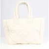 OAKWOOD Accessoires^Except Coquille - Petit Sac Cabas En Cuir Veritable Matelasse