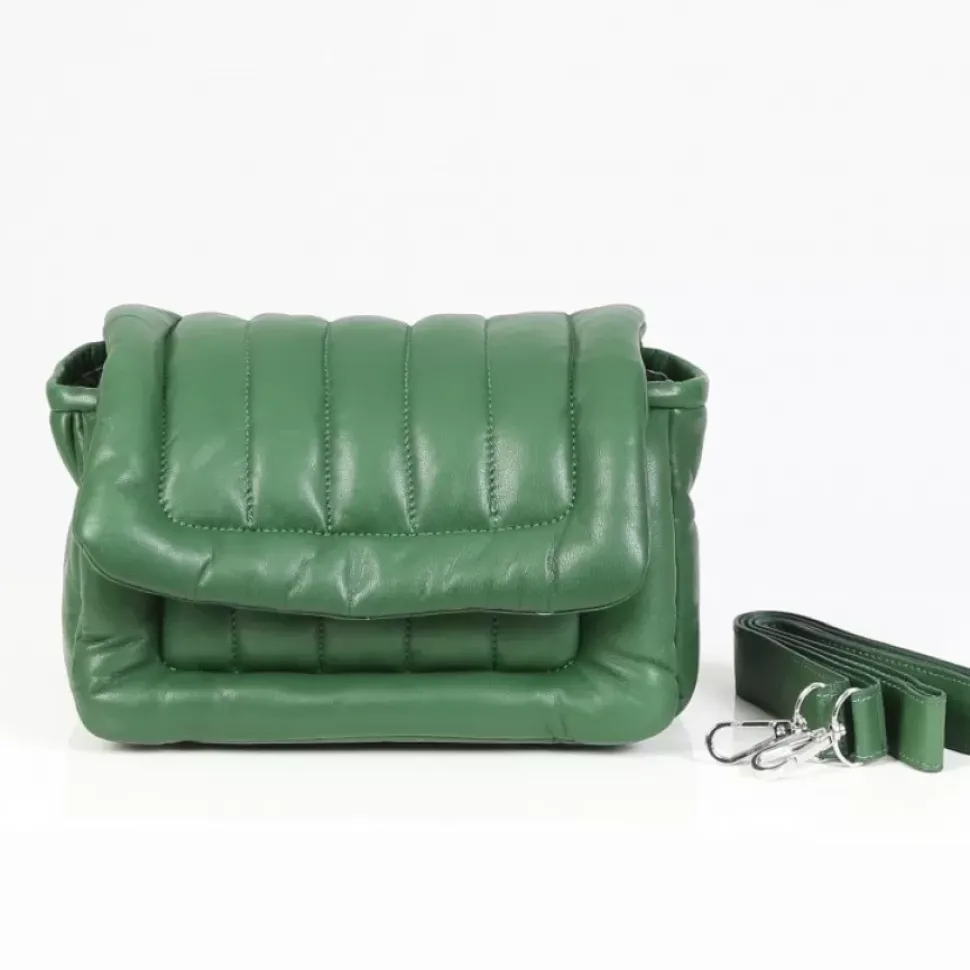 OAKWOOD Accessoires^Exception Emeraude - Sac En Bandouiliere En Cuir Veritable Matelasse