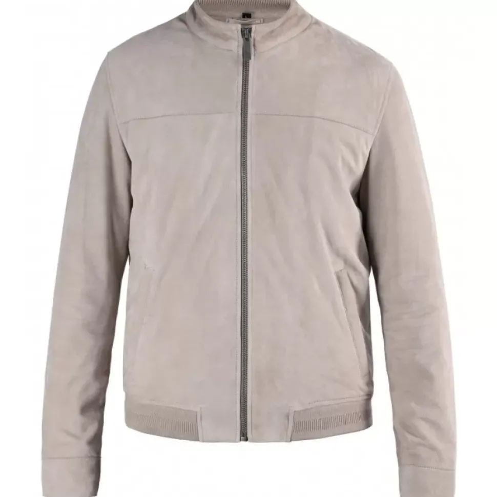 OAKWOOD Blousons^Filip Yemen - Blouson Epure En Cuir Veritable De Chevre Velours