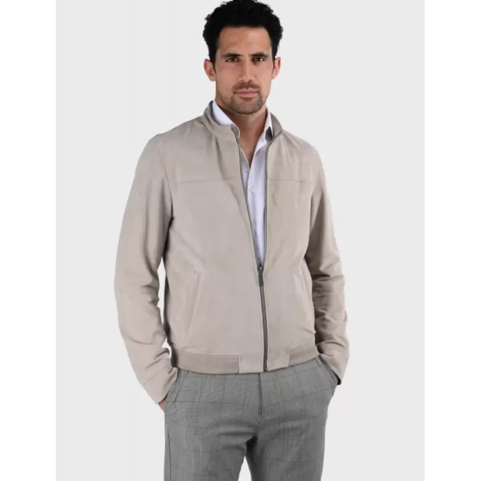 OAKWOOD Blousons^Filip Yemen - Blouson Epure En Cuir Veritable De Chevre Velours