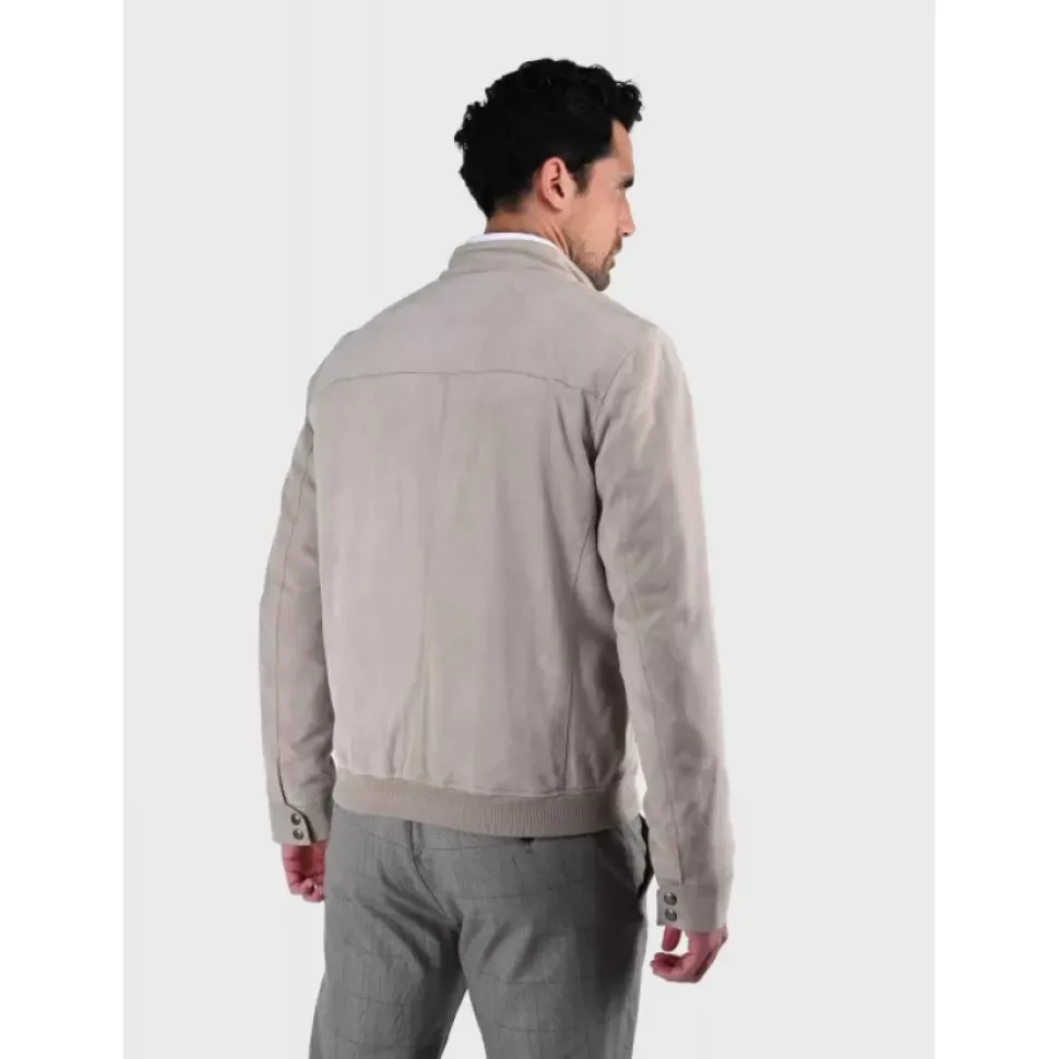 OAKWOOD Blousons^Filip Yemen - Blouson Epure En Cuir Veritable De Chevre Velours