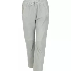 OAKWOOD Pantalons^Gift Amande - Pantalon Jogpant Cuir Veritable Chevre Velours