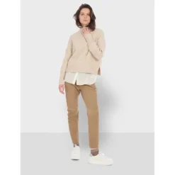 OAKWOOD Pantalons^Gift Beige - Pantalon Jogpant Cuir Veritable Chevre Velours