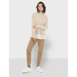 OAKWOOD Pantalons^Gift Beige - Pantalon Jogpant Cuir Veritable Chevre Velours