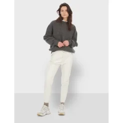 OAKWOOD Pantalons^Gift Blanc - Pantalon Jogpant Cuir Veritable