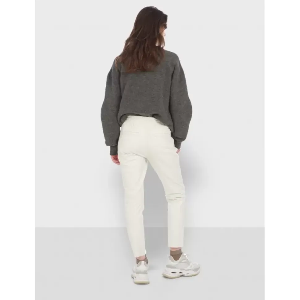OAKWOOD Pantalons^Gift Blanc - Pantalon Jogpant Cuir Veritable