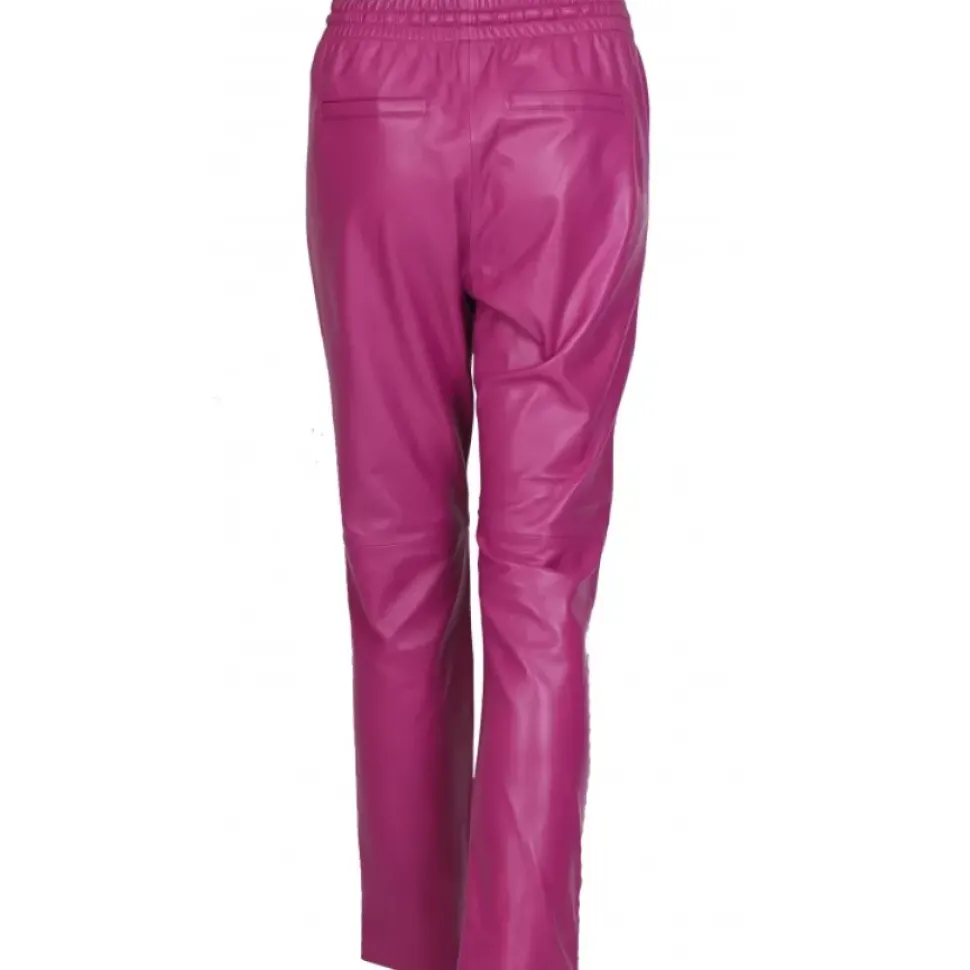 OAKWOOD Pantalons^Gift Mauve - Pantalon Jogpant Cuir Veritable
