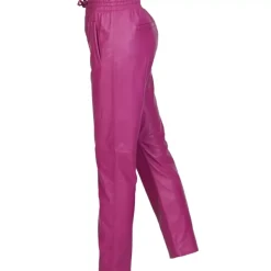 OAKWOOD Pantalons^Gift Mauve - Pantalon Jogpant Cuir Veritable