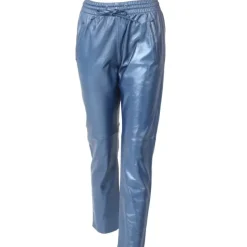 OAKWOOD Pantalons^Gift Metal Cobalt - Pantalon Jogpant Cuir Veritable