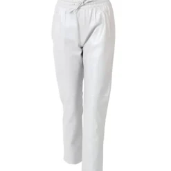 OAKWOOD Pantalons^Gift Metal Silver - Pantalon Jogpant Cuir Veritable