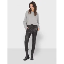 OAKWOOD Pantalons^Gift Noir - Pantalon Jogpant Cuir Veritable
