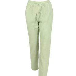 OAKWOOD Pantalons^Gift Vert Clair - Pantalon Jogpant Cuir Veritable Chevre Velours