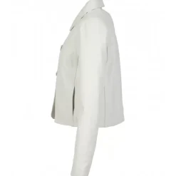 OAKWOOD Vestes^Grace Blanc - Veste Courte En Cuir Veritable