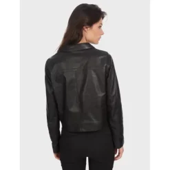 OAKWOOD Vestes^Grace Noir - Veste Courte En Cuir Veritable