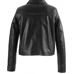 OAKWOOD Vestes^Grace Noir - Veste Courte En Cuir Veritable