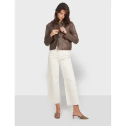 OAKWOOD Vestes^Grace Smoke - Veste Courte En Cuir Veritable