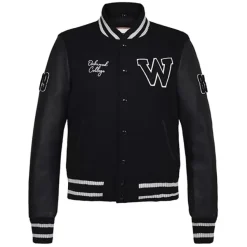 OAKWOOD Blousons^Graduate Noir - Blouson En Cuir Veritable