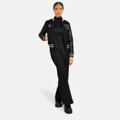 OAKWOOD Blousons^Graduate Noir - Blouson En Cuir Veritable