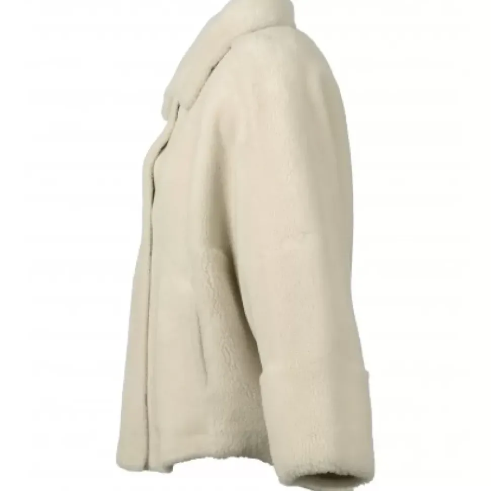 OAKWOOD Vestes^Helen Beige Clair - Veste Reversible Effet Peau Lainee