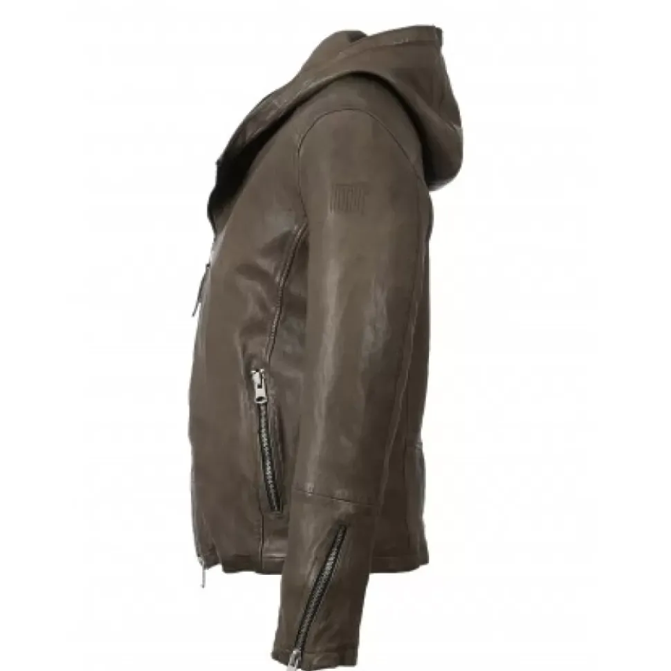 OAKWOOD Blousons^Jude Kaki - Blouson Asymetrique A Capuche
