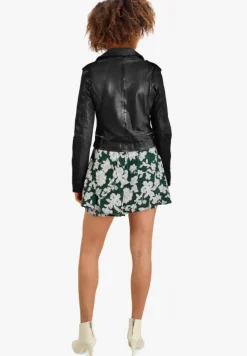 OAKWOOD Blousons^Kyoto Noir - Blouson En Cuir Veritable Effet Lave