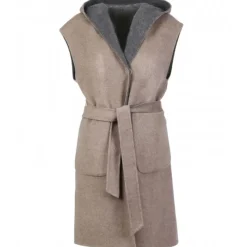 OAKWOOD Gilets^Libertad Bicolore - Manteau Sans Manche Reversible En Laine Melangee