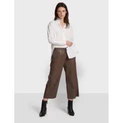 OAKWOOD Pantalons^Loft Smoke - Pantalon Court En Cuir Veritable De Mouton