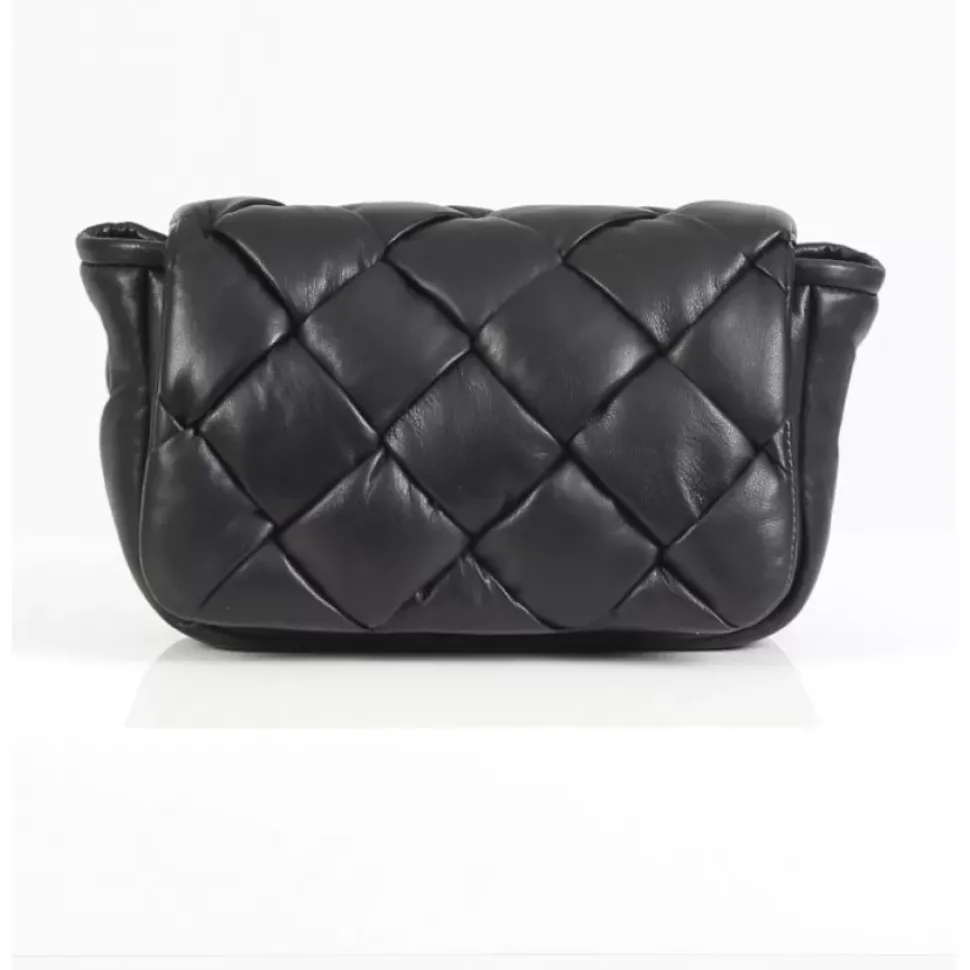 OAKWOOD Accessoires^Lolita Noir - Sac A Main En Cuir Veritable Matelasse